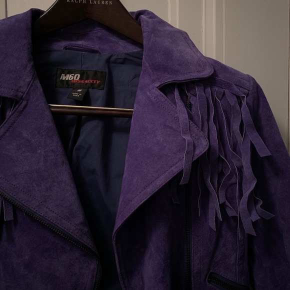 Miss Sixty Leather Fringe Jacket - Picture 2 of 4